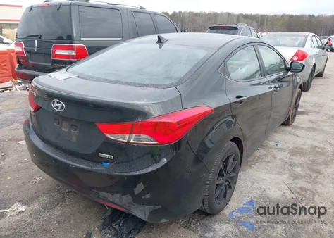 2012 Hyundai Elantra Limited from USA, damaged, VIN 5NPDH4AE7CH120719